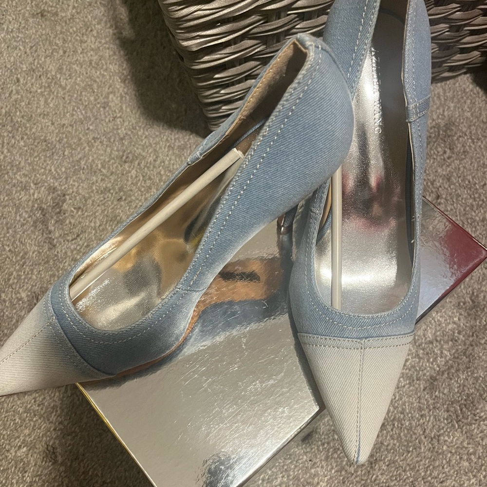 Denim stiletto